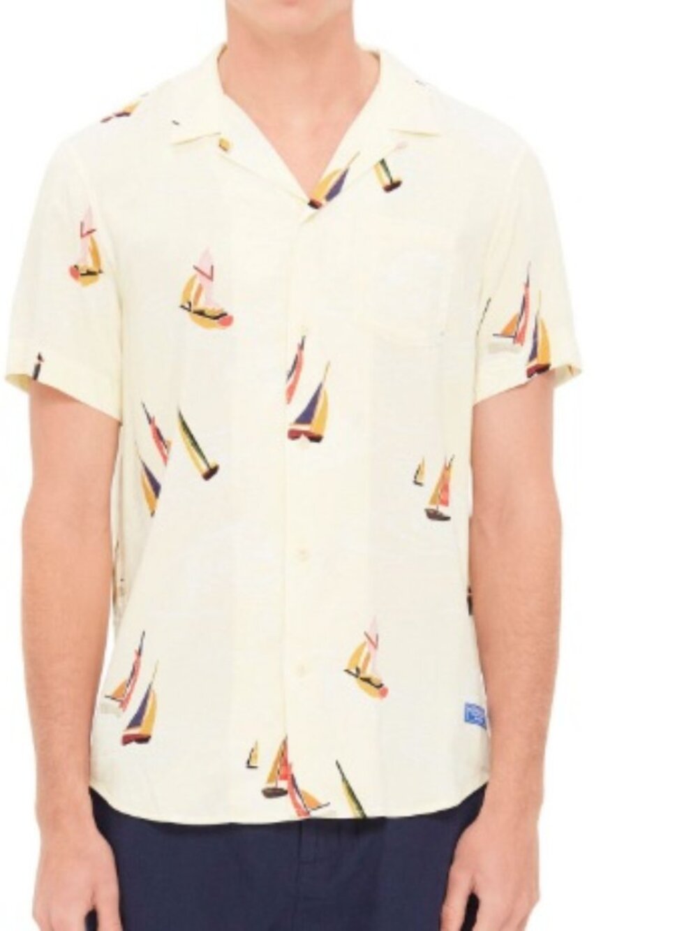 Scotch & Soda Regular-Fit Printed Camp Shirt XL